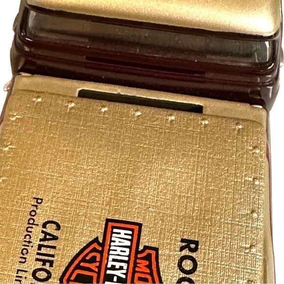 VTG ROCKLIN Harley Davidson Collectible Coin Bank 109 1957 Dodge NO KEY EUC! - Picture 8 of 14